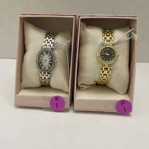 2 relojes Time and Tru para mujer - tono plateado y dorado con pilas ideales para regalo - Imagen 1 de 7