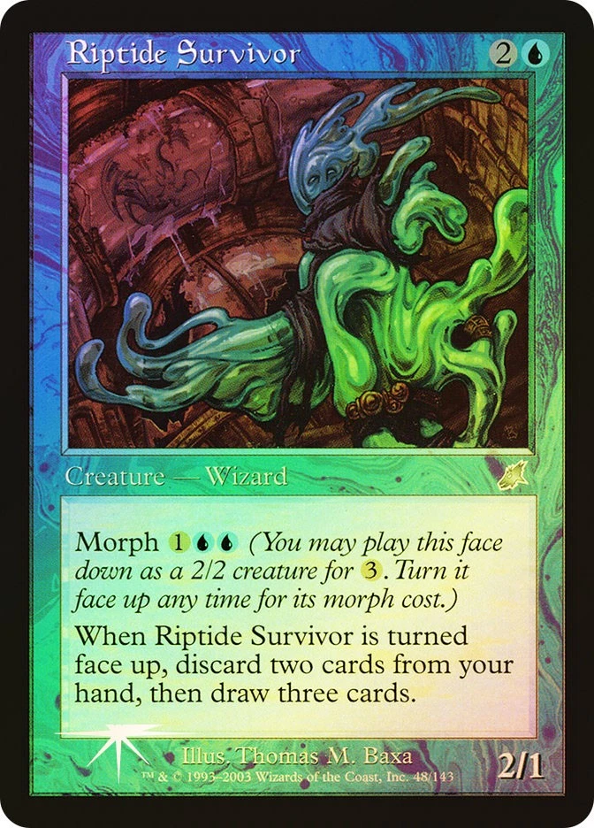 MTG FOIL Riptide Survivor  - Scourge #48 - Image 1 of 1
