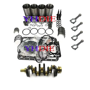 4TNV88 Overhaul Rebuild Kit &Crankshaft &Conrod For Yanmar 1600 JD1220 Tractor - Picture 1 of 4