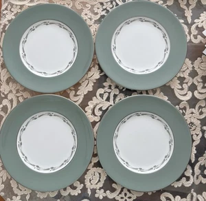 Wedgwood Halford Bone China Salatteller 8 1/8" 4er Set Top Zustand - Bild 1 von 9