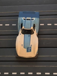 ORIGINAL AURORA AFX CORVETTE GT SPEED STEER NOS VINTAGE SLOT CAR BABY BLUE - Imagen 1 de 4
