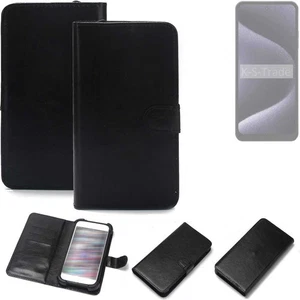 Schutz Hülle für Hotwav Note 13 Max Wallet Case + Bumper schwarz Flipstyle Tas - Bild 1 von 6