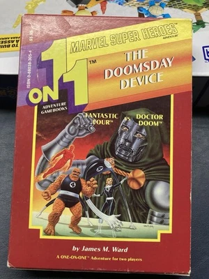 TSR Marvel Super Heroes 1 On 1 The Doomsday Device Fantastic Four Game Doom - Image 1 of 4