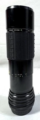Sigma 100-200MM Zoom-K Macro f/4.5 Manual Focus Lens Fits Konica Mount - Image 1 of 4