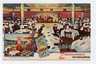 Zimmerman's HUNGARIA Restaurant Linen Postcard 1944 New York City