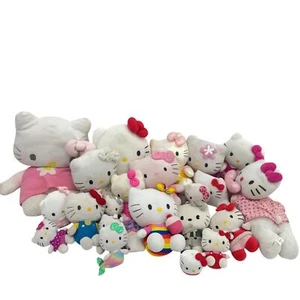 Gemischte Sanrio Hello Kitty Figur Plüschtiere sortiert gebraucht Posten 13 Pfund - Bild 1 von 8