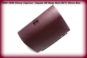 94–96 Chevy Caprice Impala SS OEM Glove Box Compartment – Ruby Red Interior - Picture 1 of 8