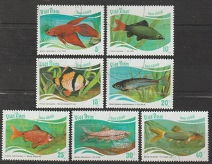 1988 Vietnam Stamps Tropical Fish Scott # 1831-1837 Cto NH - Picture 1 of 1
