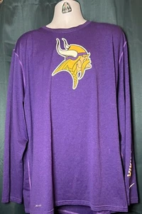 Nike DRI-FIT Minnesota Viking Langarm-T-Shirt - 3XL - Bild 1 von 2