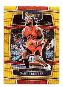 202 Panini Select #25 Gary Trent Jr. Gold Wave Toronto Raptors - Picture 1 of 2