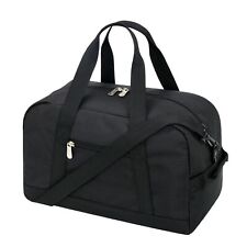 Small Gym Bag 14 inch Lightweight Carry On Mini Duffel Bag for Travel Sport-Bla