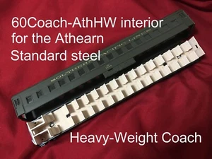 Passenger Car Interior KIT for the Athearn 72ft Standard Steel Coach Car / HO - Picture 1 of 15