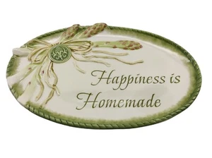 VTG Fitz and Floyd Giardino Happiness is Home Decorative Platter - Picture 1 of 13