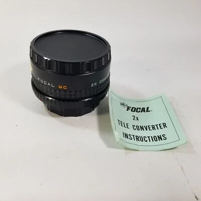 Teleconvertidor Focal MC 2X Hecho en Japón 20-06-77 Foto 1 de 4