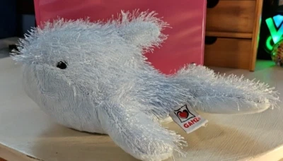 Ganz Webkinz Blue Whale Plush 10" Stuffed Animal Toy EX AUCT#12416 - Image 1 of 4