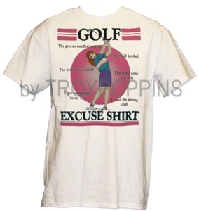 1-"GOLF EXCLUDE SHIRT LADY" COURSE GEAR SPORT NEUHEIT GRAFIK BEDRUCKTES T-SHIRT - Bild 1 von 3