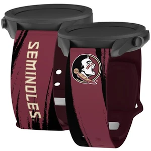 Florida State Seminoles HD Paint Stripe Samsung Galaxy Watch Band - Picture 1 of 2