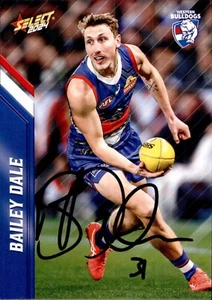 Signed 2024 Western Bulldogs AFL Select Footy Stars Card - Bailey Dale - Picture 1 of 3