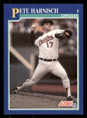 Pete Harnisch 1991 Score #492 Baltimore Orioles - Image 1 of 2