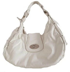 Womens Faux Leather Single Handle Hobo Shoulder bag Purse w/Silver Hardware - Picture 1 of 4