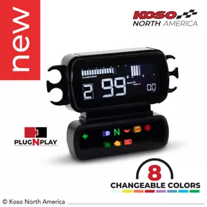 Koso D2 LCD Multi-Function Gauge Speedometer Dash for HD Dyna Softail Sportster - Picture 1 of 4