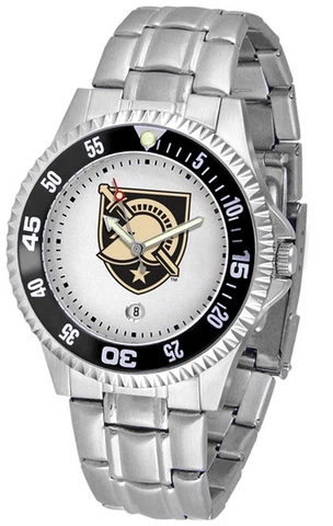 Men's Army Black Knights Watch Competitor Stainless Steel Cover