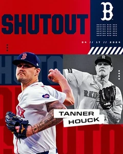 Foto de béisbol Tanner Houck 2024 Shutout Boston Red Sox 8x10 MLB - Imagen 1 de 1