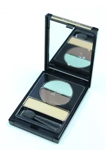 NEW Lancome Eyeshadow Contour Palette Makeup Highlighter Compact Blue Brown Tan - Picture 1 of 10