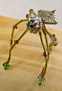 Perlen Spinne Figur Schmuck Ornament - Bild 1 von 5