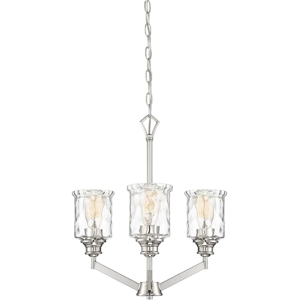 Lámpara de araña Designers Fountain 96383-PN Drake níquel pulido Foto 1 de 1