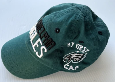 NFL EAGLES PHILADELPHIA TEAM Sombrero para Niños Verde Bebé/Niño Pequeño Bebé Fan Gorra de Fútbol Foto 1 de 4