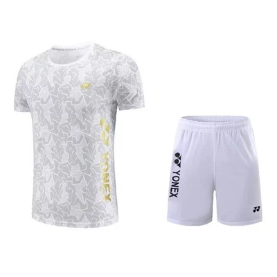 YONEX Hombre Tenis de Mesa Bádminton Camiseta y Pantalones Cortos Traje Conjunto Deportivo 25-09224 Foto 1 de 4