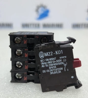 [LOT DE 5] Bloc De Contact Moeller M22-K01 - Photo 1/4