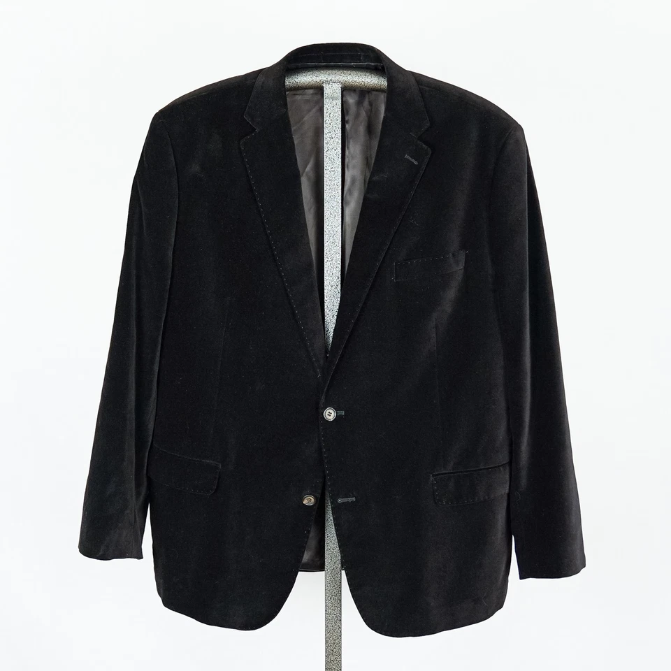 Lauren Ralph Lauren Men's Cotton Velvet Blazer Jacket 50R Holiday Event Cocktail - Image 1 of 4