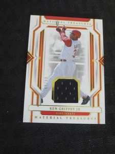 2024 National Treasures Material Ken Griffey Jr Game Jersey 4/49 - Picture 1 of 2