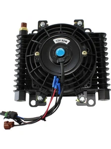 Aeroflow Competition Oil & Transmission Cooler -10 ORB w/ Fan & Swit (AF72-6003) - Picture 1 of 12