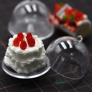 Bandeja de pan decoración miniatura para casa de muñecas escala 1/6 cubierta antipolvo plástico pequeña panadería - Imagen 1 de 17