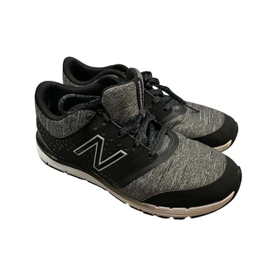 New Balance 女式 577 运动鞋灰色黑色系带运动鞋 6.5 码 — 第 1/4 张图片