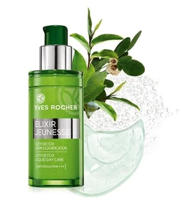 Yves Rocher Day Care Fluid City Detox Elixir Jeunesse Anti-Pollution 50 ml 73687 - Picture 1 of 3