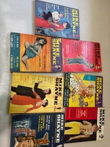 7 Vintage 1950s 60s PDC Paperback Lot Bundle Mystery Mike Shayne - Picture 1 of 2