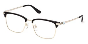 New BMW BW-5043 32A Gold & Smoke Titanium Eyeglasses 54/18/145 - Picture 1 of 3