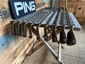 Ping ISI BeCu Beryllium Copper Golf Clubs Irons 3-SW JZ Shafts LEFT Blue Dot 🔵 - Picture 1 of 12