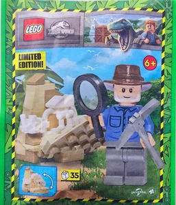 LEGO Jurassic World - Alan con Dino Esqueleto - Mini Set 122334 2023 - Nuevo - Imagen 1 de 1