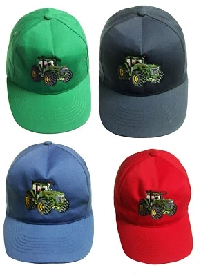 Zintgraf Jungen Cap Baseball Kappe Traktor Stickerei Grüner Trecker