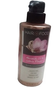 HAIR FOOD ALMOND OIL & LOTUS FLOWER REPAIR CONDITIONER 10.1 OZ. - Picture 1 of 3