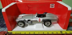 Rare Tonka Polistil TG9 Mercedes Benz RW 196 1:16 Silver #8 silver Diecast - Picture 1 of 12