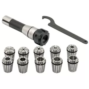 R8 Milling Collet Chuck with ER25/ER32 Metric Collets Set - Picture 1 of 3