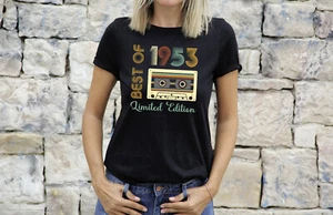 Womens 72nd Birthday T-Shirt Gifts For Mam T Shirt 72 Years Old Best Of 1953 - Picture 1 of 11