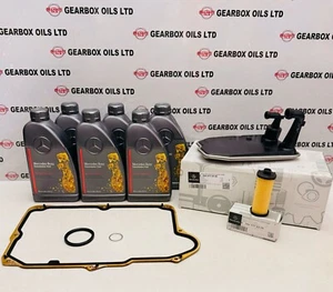 GENUINE MERCEDES 7 SPEED DCT 724.0 AUTO GEARBOX FILTERS GASKET OIL SERVICE KIT - Picture 1 of 14