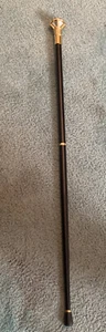 crystal metal 2 piece walking cane/stick - Picture 1 of 5